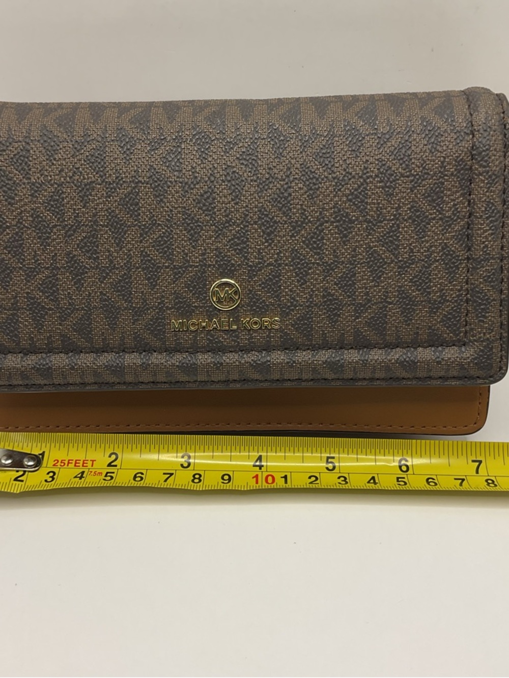 Michael Kors Jet Set Small Crossbody Bag Brown, Light Brown & Dark Brown - Picture 10 of 12